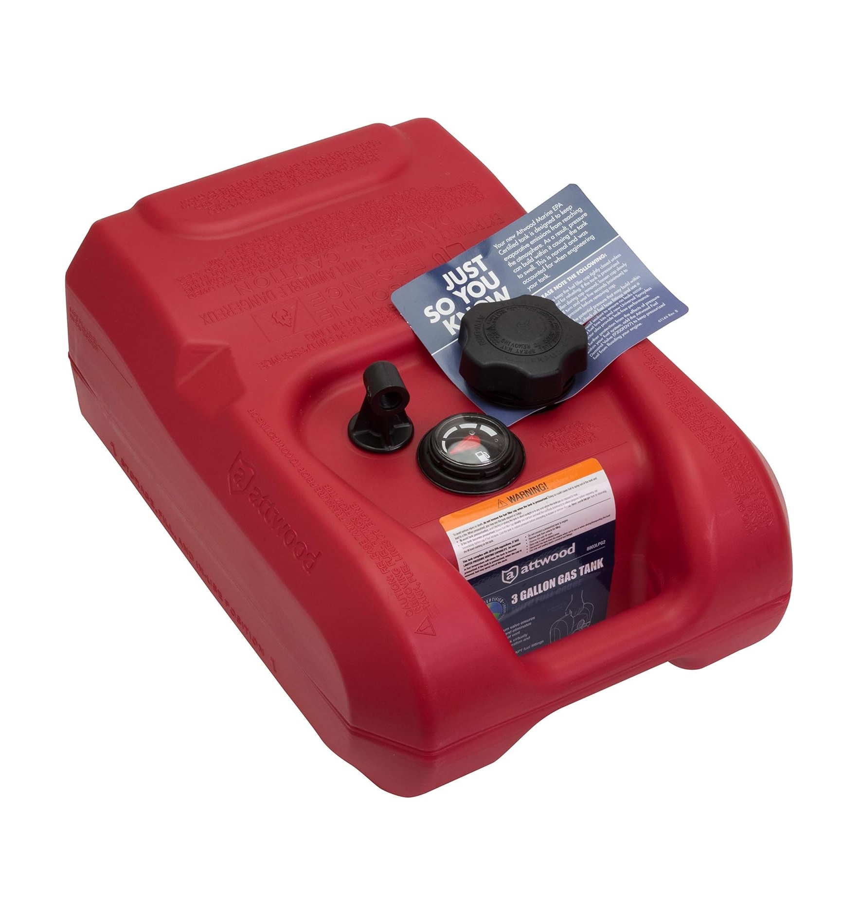 Attwood Fuel Tank with Gauge